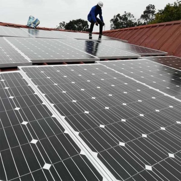 solar panel installation & connection solar panel installation & connection
