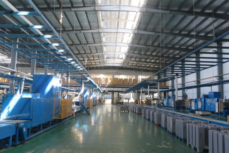 Battery production factory